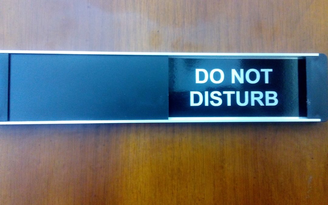 Do Not Disturb Sign Board